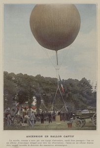Esir Balon Yükselişi (renkli fotoğraf) by (after) French Photographer