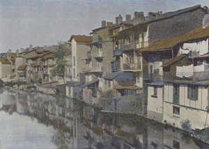 Aurillac, La jordanne (renkli fotoğraf) by (after) French Photographer