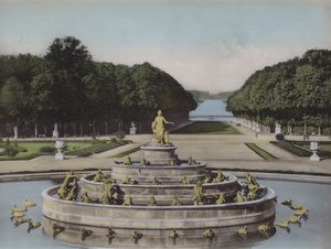 Bassin de Latone, Latona Havzası (renkli fotoğraf) by (after) French Photographer