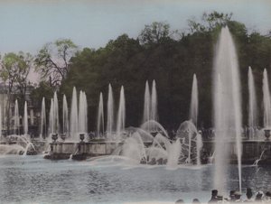 Bassin de Neptune, Neptün Havzası (renkli fotoğraf) by (after) French Photographer