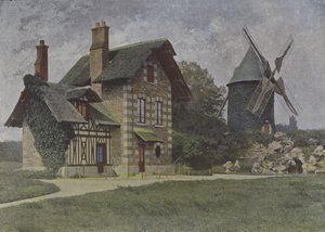 Bois de Boulogne, Moulin (renkli fotoğraf) by (after) French Photographer