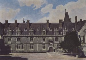 Chateau de Blois, Avluda cephe (renkli fotoğraf) by (after) French Photographer