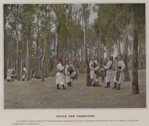 Davul Okulu (renkli fotoğraf) by (after) French Photographer