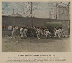 Demiryolu Yatılı Ekipleri (renkli fotoğraf) by (after) French Photographer