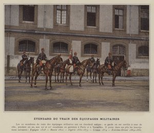 Askeri Mürettebat Treni Standardı (renkli fotoğraf) by (after) French Photographer