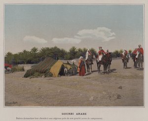 Gourbi Arabe (renkli fotoğraf)