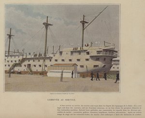 Servise Geliş (renkli fotoğraf) by (after) French Photographer