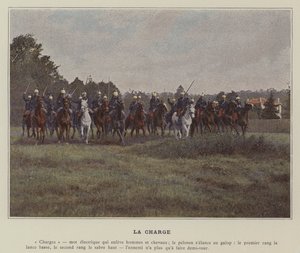 La Charge (renkli fotoğraf) by (after) French Photographer