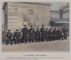 La Digestion "aux Canons" (renkli fotoğraf) by (after) French Photographer