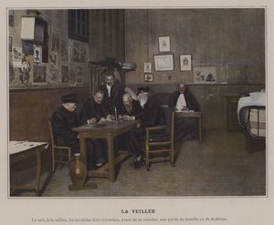La Veillee (renkli fotoğraf) by (after) French Photographer