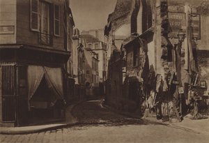 Rue de Lourcine (s / b fotoğraf) by (after) French Photographer