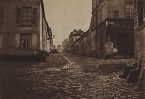 Rue du Cendrier, Saint-Marcel bölgesi (s/b fotoğraf) by (after) French Photographer