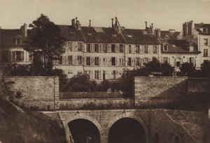 Eski Batignolles tüneli (s / b fotoğraf) by (after) French Photographer