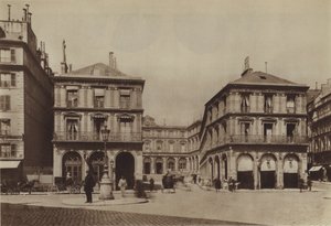 Eski Saint-Lazare istasyonu (s / b fotoğraf) by (after) French Photographer