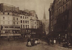Eski yer Maubert (s / b fotoğraf) by (after) French Photographer