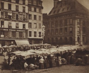 Quai du Marche Neuf (s/b fotoğraf) by (after) French Photographer