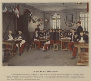 Yemekhanede Yemek (renkli fotoğraf) by (after) French Photographer