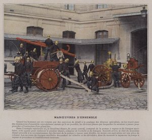 Grup Manevraları (renkli fotoğraf) by (after) French Photographer