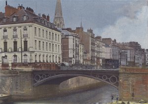 Nantes, Erdre (renkli fotoğraf) by (after) French Photographer