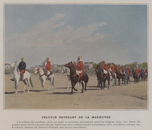 Manevradan Dönen Takım (renkli fotoğraf) by (after) French Photographer