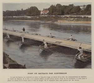 Dönüşüme Göre Tekne Köprüsü (renkli fotoğraf) by (after) French Photographer