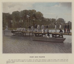 Su üstü köprüsü (renkli fotoğraf) by (after) French Photographer
