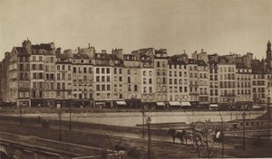1855 civarında Quai Le Pelletier, şimdi Quai de Gesvres