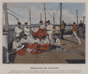Pavyonların Onarımı (renkli fotoğraf) by (after) French Photographer