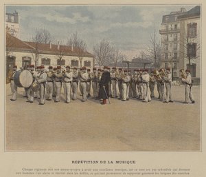 Müzik Provası (renkli fotoğraf) by (after) French Photographer
