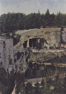 Roc-Amadour, Crypte de Saint-Amadour (renkli fotoğraf) by (after) French Photographer