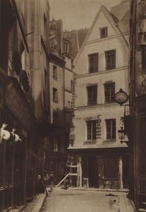 Rue Pirouette ve Rue Mondetour (s / b fotoğraf) by (after) French Photographer