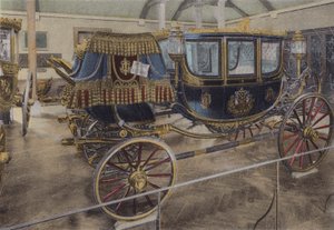 Voiture du Czar, Çarın Arabası (renkli fotoğraf) by (after) French Photographer