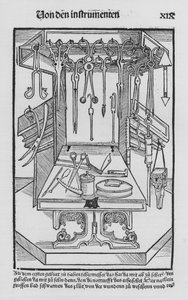 Sirurgia Kitabı, Hieronymus Brunschwig (lito) by (after) German School