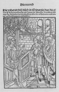 Sirurgia Kitabı, Hieronymus Brunschwig (lito) by (after) German School