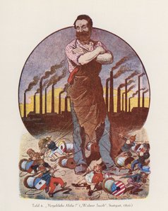 Boşa Harcanan Çaba (renkli lito) by (after) German School