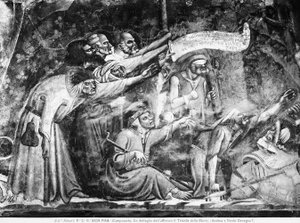 Ölümün Zaferi detayı, yaklaşık 1350 (fresk) by (attributed to) Master of the Triumph of Death