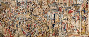 Truva Savaşı: Truva'nın Yıkımı, c.1470 (duvar halısı)