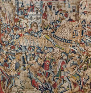 Truva Savaşı: Truva'nın Yıkımı, c.1470 (duvar halısı)