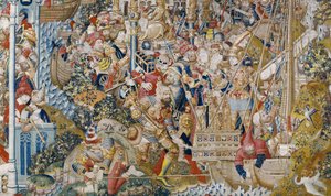 Truva Savaşı: Helen Tecavüzü, c.1470 (duvar halısı)