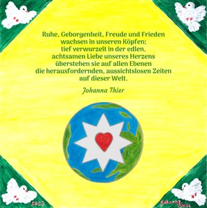 Sakinlik, güvenlik, neşe ve huzur - versiyon 2 by Johanna Thier