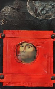 GC Riccardi, Breve corsa, 1986, karma teknik, 60x80, İtalya. by Gian Carlo Riccardi