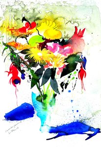 Kasım Çiçekleri II 56x36 by Simon Fletcher
