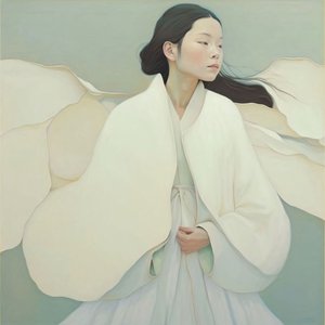 Geleneksel Kimono Giyen Japon Kadın, Özel Kanvas Baskılar by F. Abderrahim