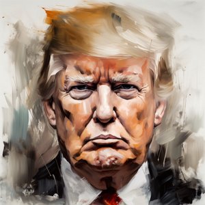 Satılık Donald trump portre tablo, Çerçeveli duvar Dekoru by F. Abderrahim