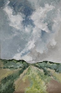 Yeşillikler içindeki yol by M. Vet