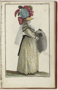 Kabine des Modes veya Les Modes Nouvelles, 15 Mart 1786, pl. ben