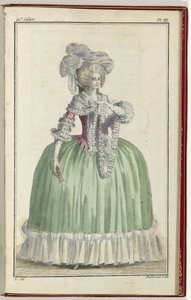 Kabine des Modları veya Yeni Modlar, 1 Eylül 1786, pl. III by A.B. Duhamel