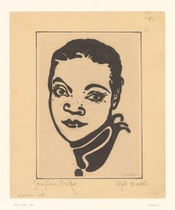 Josephine Baker'ın Portresi by A. Ducand
