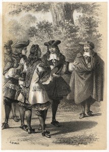 Jean Racine (1639-1699) ve Pierre Corneille (1606-1684) arasında Paris