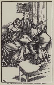 Charles Lamb (lito) tarafından Elia Denemeleri için İllüstrasyon by A. Garth Jones